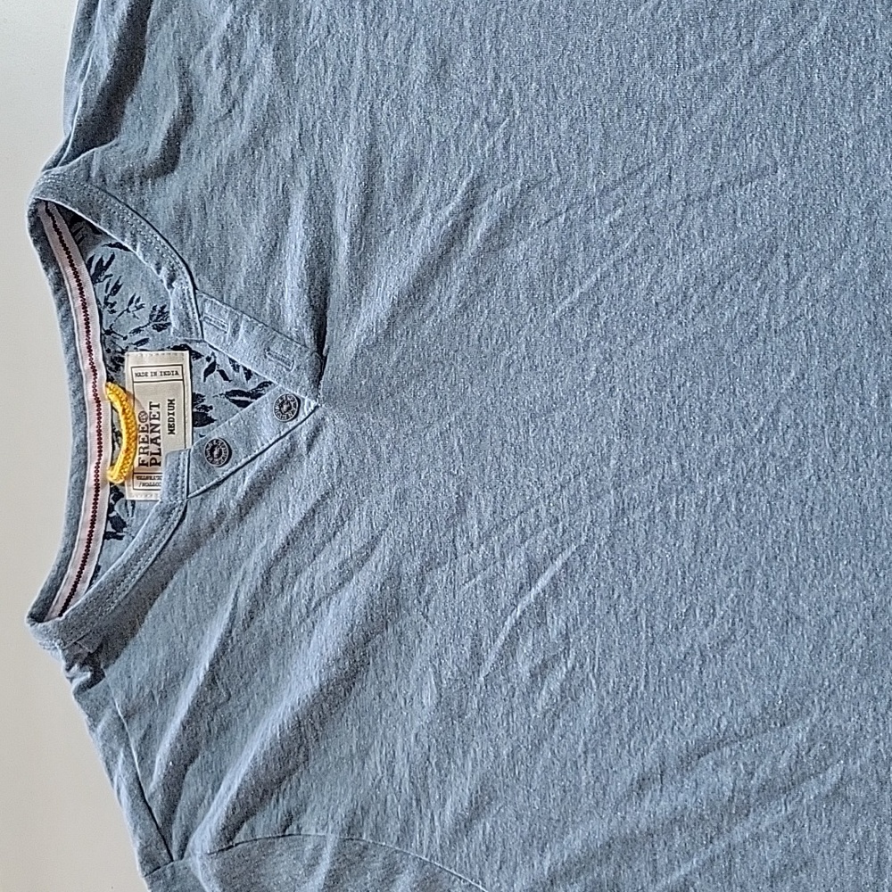 Free Planet Short Sleeve V-Neck Shirt